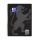 Oxford 400121610 Notizbuch A4+ 160 Blätter Schwarz, Grau