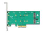 DELOCK PCI Expr Card 2x M.2 Key B Slot int +LowProfile