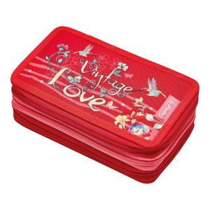 Herlitz 50038763 Etui Weiches Federmäppchen Polyester Rot