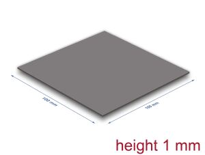 DELOCK Wärmeleitpad 100x100x1mm für M.2 Module 3,2 W/mK