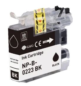G&G NP-B-0223BK Druckerpatrone 1 Stück(e) Kompatibel Schwarz