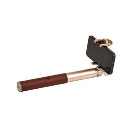 Ultron BT deluxe Selfie-Stick Braun, Gold