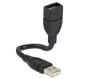 DeLOCK 15cm USB 2.0 USB Kabel 0,15 m USB A Schwarz