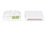 Digitus FTTH Gehäuse, 2 x LC/APC DX Kupplung mit Shutter