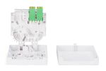 Digitus FTTH Gehäuse, 2 x LC/APC DX Kupplung mit Shutter