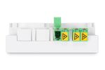Digitus FTTH Gehäuse, 2 x LC/APC DX Kupplung mit Shutter