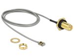 DELOCK Antennenkabel RP-SMA Buchse zum Einbau zu I-PEX