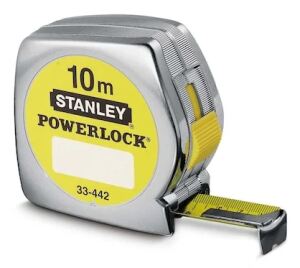 Stanley Bandmaß Powerlock Kunststoff 10m/25mm