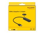 DeLOCK Adapter HDMI-A Stecker zu DisplayPort Buchse 4K 60 Hz