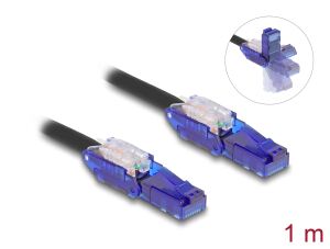 DELOCK Netzwerkkabel Cat.6 UTP 180 Winkelbar Steckern 1M