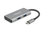 DeLOCK Externer USB 10 Gbps USB Type-C Hub mit 2 x USB Typ-A und 2 x USB Type-C