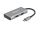 DeLOCK Externer USB 10 Gbps USB Type-C Hub mit 2 x USB Typ-A und 2 x USB Type-C