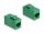 DELOCK Keystone Modul RJ45 BU/RJ45 BU Cat.6A UTP grün