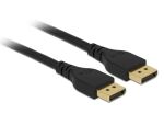 DeLOCK DisplayPort Kabel 8K 60 Hz 2 m DP 8K zertifiziert ohne Einrastfunktion