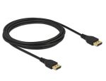 DeLOCK DisplayPort Kabel 8K 60 Hz 2 m DP 8K zertifiziert ohne Einrastfunktion