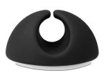 DELOCK Kabelhalter Set selbstklebend 6 Stück schwarz