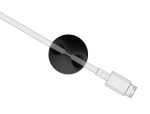 DELOCK Kabelhalter Set selbstklebend 6 Stück schwarz