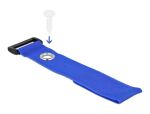 DeLOCK Klett-Kabelbinder mit Schlaufe und...