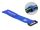 DeLOCK Klett-Kabelbinder mit Schlaufe und Befestigungsöse L 280 x B 38 mm blau 3 Stück