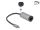 DeLOCK USB Type-C Adapter zu Gigabit LAN mit Power Delivery Anschluss grau