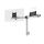 Durable 508723 Flachbildschirm-Tischhalterung 86,4 cm (34") Tisch/Bank Silber
