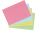 Herlitz 10836245 Karteikarte Blau, Grün, Pink, Gelb 200 Stück(e)