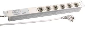EFB Elektronik 691689K Verlängerungskabel 2 m 6 AC-Ausgänge Drinnen Grau