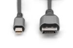 Digitus 8K DisplayPort Adapterkabel, mini-DP auf DP