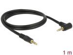 DELOCK Klinkekabel 3,5mm -> 3,5mm 90° St/St 1.00m...