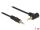 DELOCK Klinkekabel 3,5mm -> 3,5mm 90° St/St 1.00m 4Pin sc