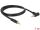 DELOCK Klinkekabel 3,5mm -> 3,5mm 90° St/St 1.00m 4Pin sc