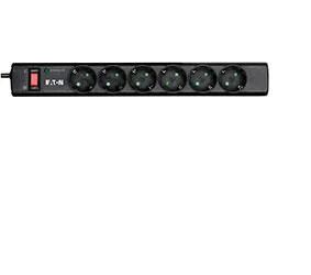 Eaton PS6D Spannungsschutz Schwarz, Weiß 6 AC-Ausgänge 220 - 250 V 1 m