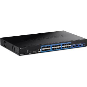 Trendnet TL2-F70284 Netzwerk-Switch Managed Schwarz