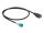 DELOCK Kabel HSD Z Stecker zu USB 2.0 Typ-A Buchse 0,5 m Pem