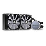 Sharkoon S70 rgb Computergehäuse, Prozessor All-in-One-Flüssigkeitskühler 12 cm Schwarz 1 Stück(e)