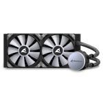 Sharkoon S70 rgb Computergehäuse, Prozessor All-in-One-Flüssigkeitskühler 12 cm Schwarz 1 Stück(e)
