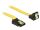 DELOCK SATA-Kabel SATA III up -> SATA down St/St 0.70m Clips