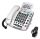 Geemarc Telecom Serenities Analoges/DECT-Telefon Anrufer-Identifikation Weiß