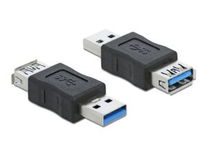 DeLOCK USB 3.0 Adapter Typ-A Stecker zu Typ-A Buchse Datenblocker