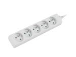 Lanberg PS0-05E-0150-W Verlängerungskabel 1,5 m 5...