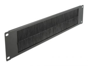 DeLOCK 19″ Kabelmanagement Bürstenleiste 2 HE schwarz