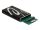 DELOCK Externes Gehäuse SuperSpeed USB für mSATA SSD