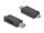 DeLOCK Card Reader USB 5 Gbps USB Type-C / Typ-A für SD und Micro SD Speicherkarten schwarz