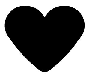 Wedo Heart Form Handwerksstanze Grau, Orange