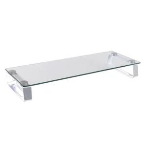 LogiLink BP0027 Flachbildschirm-Tischhalterung 81,3 cm (32") Tisch/Bank Metallisch, Transparent