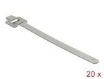 DELOCK Edelstahlkabelbinder Faltverschluss L 150 x B 10 mm