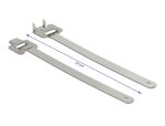 DELOCK Edelstahlkabelbinder Faltverschluss L 150 x B 10 mm