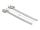DELOCK Edelstahlkabelbinder Faltverschluss L 150 x B 10 mm