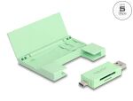 DELOCK Card Reader USB 5Gbps USB Typ-C/Typ-A SD und Micro SD