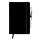 Herlitz 11369790 Notizbuch A5 96 Blätter Schwarz